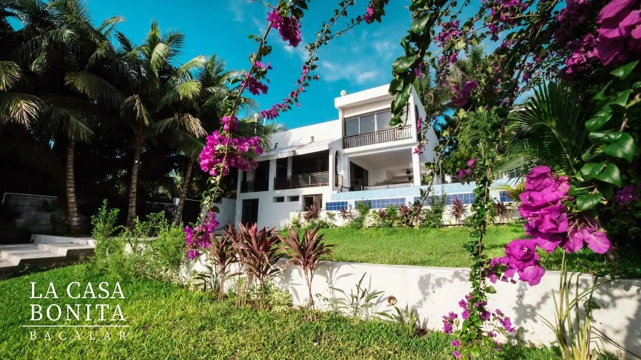 Willa La Casa Bonita Bacalar Dom wakacyjny